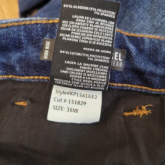 Kut From the Kloth Jeans Womens Plus 16W Rachael Fab Ab Mom Jean High Rise Crop - Picture 12 of 12